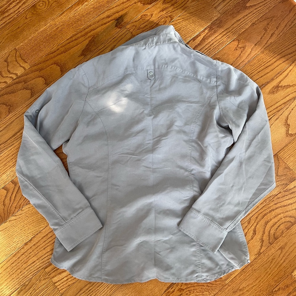 Express Gray Button Down - image 5